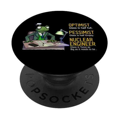 Especialista Nuclear para Energía Atómica y Energía Limpia PopSockets PopGrip Intercambiable