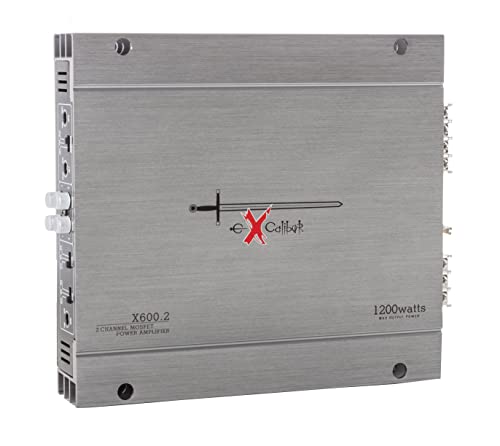 Excalibur X600.2 – Amplificador Coche 2 Canales, Potencia 1200w, Crossover Variable, 2 Ohms Excalibur X600.2 – Amplificador Coche 2 Canales, Potencia 1200w, Crossover Variable, 2 Ohms