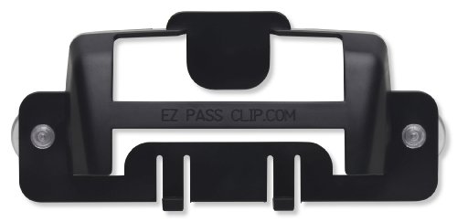 eZpassClip nuevo Soporte EZ Pass para pequeño dispositivo de telepeaje (negro)