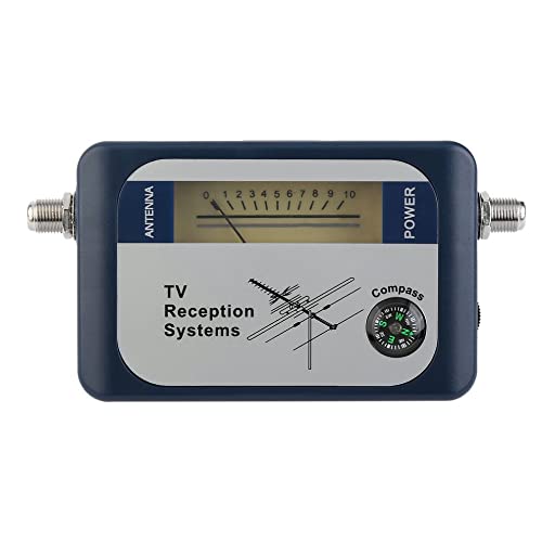 Fasizi DVB-T Finder Digital Antena de TV Terrestre Señal Medidor de Fuerza de Potencia Puntero Sistemas de Recepción de TV con Brújula