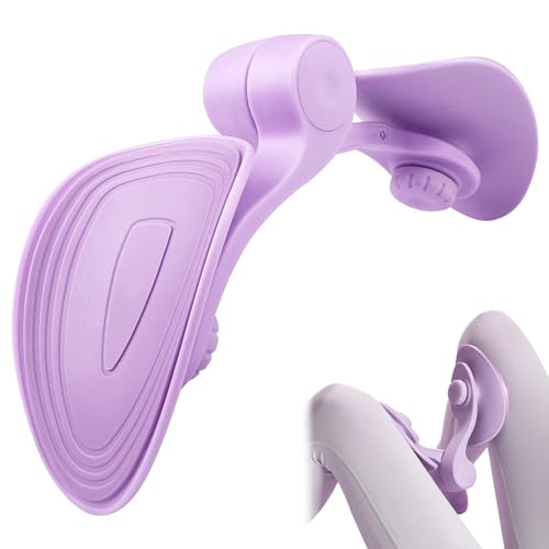 Frevoitna Entrenador de Cadera, Equipo de Ejercicio para Muslos, ejercitador de piernas para Mujeres y Hombres, ejercitador Suelo pelvico Ajustable, aparatos de Gimnasia para casa (Violet)