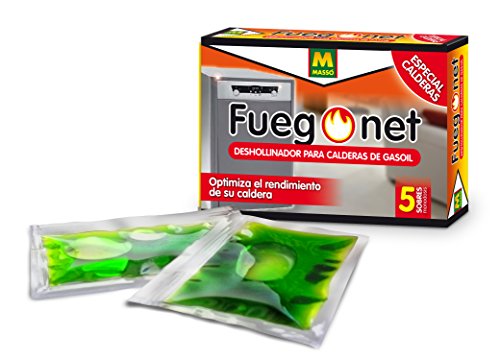 FUEGO NET Fuegonet 231286 Deshollinador Calderas de Gas-Oil, Verde, 9.69 x 3 x 6.5 cm