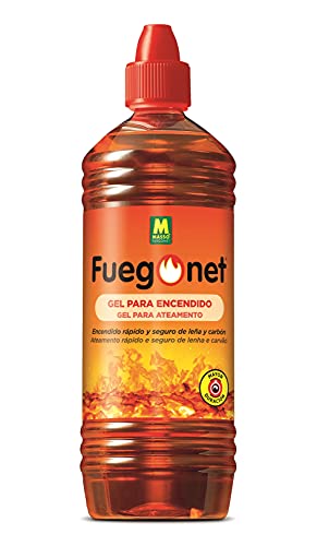 Fuegonet 231448 Gel para Encendido, Marrón, 8 x 8 x 27 cm Fuegonet 231448 Gel para Encendido, Marrón, 8 x 8 x 27 cm