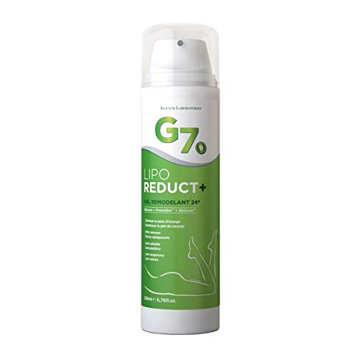 G7 Lipo-Reduct. Crema Reductora Anticelulítica Y Antiestrías Con Silicio, Indicada Para Tratar Y Prevenir La Celulitis Y Reducir La Acumulación De Grasa. Envase Dosificador De 200 Ml
