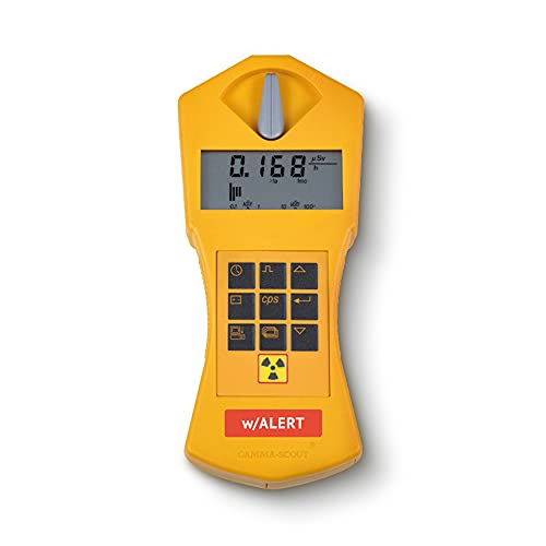 GAMMA-SCOUT Alert | Contador Geiger de radiactividad, ticker acústico/alarma, uso como dosímetro personal, interfaz USB y software de evaluación