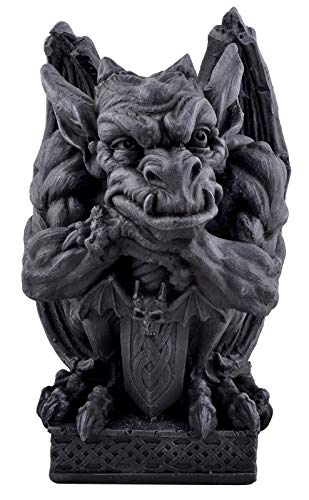 Gárgola Figura Grande con Espada - Gothic Vigilante Estatua Dragón