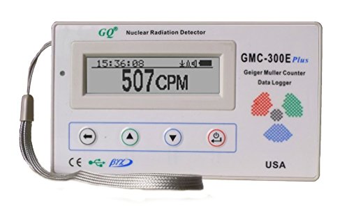 GQ Contador Geiger Mueller GMC-300E-Plus Digital Geiger Counter Nulcear Radiation Detector Monitor Meter dosimeter Beta Gamma X Ray Data Logger Recorder Realtime