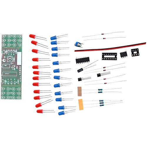 Greethga Kit de luz intermitente de detonación roja y azul de doble color, traje electrónico estroboscópico