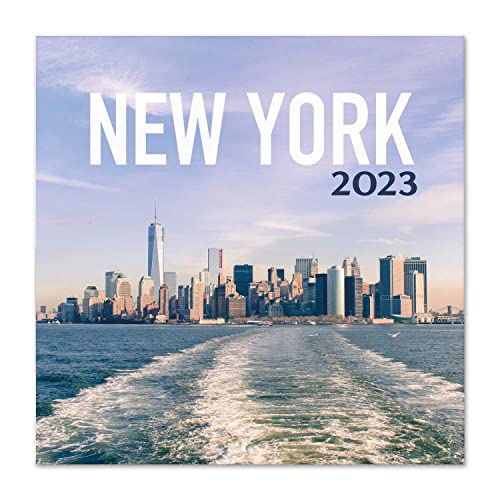 Grupo Erik, Calendario Nueva York 2023, Calendario 2023 con certificado FSC, Calendario mensual, 30x30 cm, Calendario ciudades, CP23057, Calendario pared