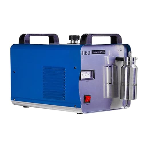 H160/H180 plexiglás acrílico electrólisis máquina de Soldadura por Agua máquina pulidora de Llama generador de hidrógeno y oxígeno (Color : H160, Size : Type)