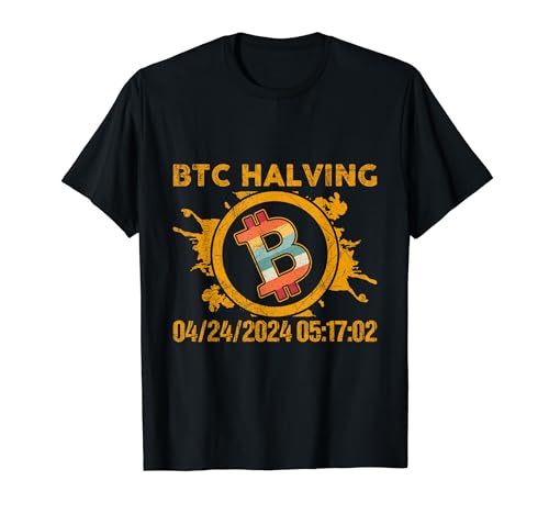 Hardware de minería de Bitcoin, comercio de blockchain, reducción a la mitad de BTC en 2024 Camiseta