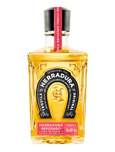 Herradura Tequila Reposado, 100% Agave, Sabor Dulce, Con Caja Para Regalar, 40% Vol. Alcohol, 700ml