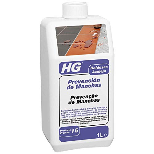 HG Protector Antimanchas (Producto 15) para Baldosas y Suelos de Piedra Natural, 1 L