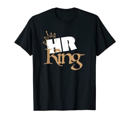 Hombre Recursos Humanos HR King - Recursos Humanos Humor de Oficina Camiseta