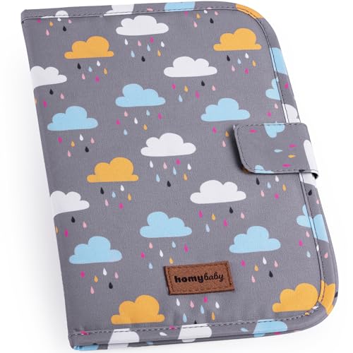 HOMYBABY® Portadocumentos bebé - Porta documentos cosas para bebes - Neceser bebe recien nacido - Regalo bebe - Organizador bebe para tarjetas, pasaportes, libro de familia.…