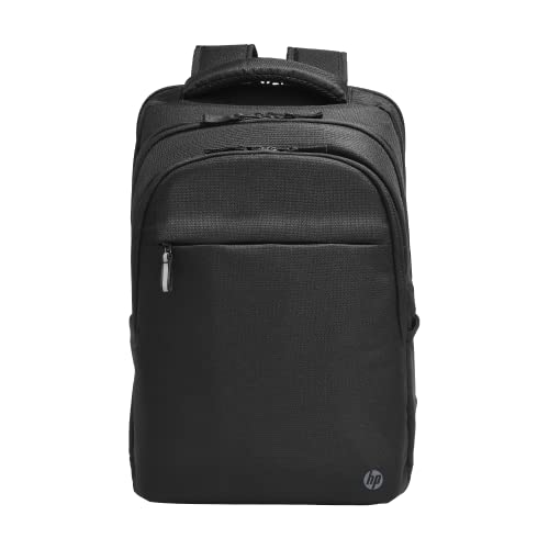 HP Renew Business Backpack Mochila para Portátil de 17.3 pulgadas, Poliéster Reciclado, Resistente al Agua, Cremallera, Negro