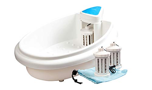 Hydrosana Baño de masaje de pies con 3 Bobinas blanco Bio Electrólisis de Baño pies Bañera para pies Masaje pies