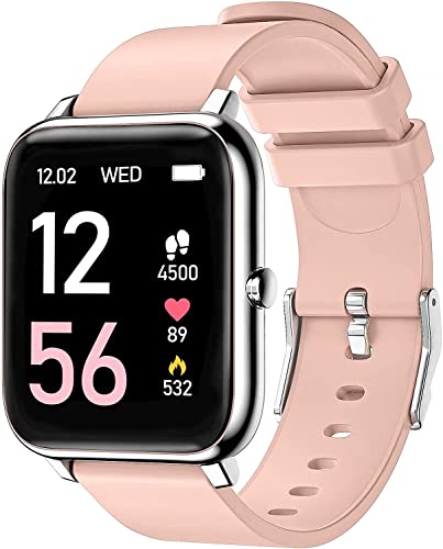 IDEALROYAL Smartwatch, Reloj Inteligente Mujer con Pulsómetro, Cronómetro, Calorías, Monitor de Sueño Podómetro Smart Watch IP67 Impermeable Reloj Deportivo para Android iOS