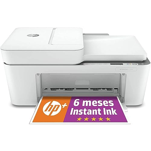 Impresora Multifunción HP DeskJet 4120e 26Q90B - 6 meses de impresión Instant Ink con HP+ (Fotocopia, Escaneo, Impresión Dúplex, Wifi)