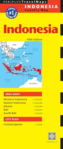 Indonesia Travel Map (Periplus Travel Maps) [Idioma Inglés]