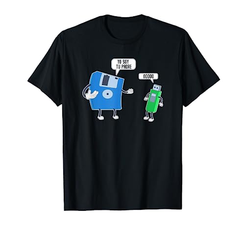 Ingeniero Informatico Computadora Programador Padre Regalo Camiseta para Hombres, de Manga corta, Black, S