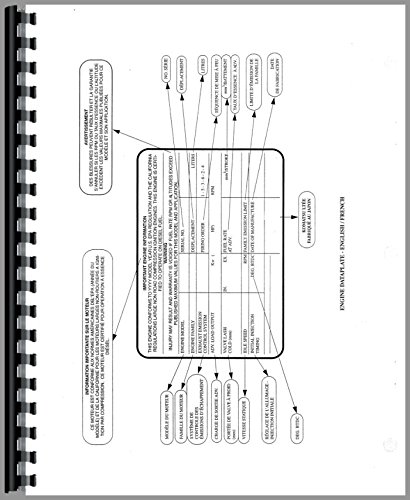 International Harvester 3444 RETROEXCAVADORA accesorio los operadores Manual