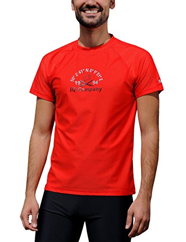 iQ-Company UV 300 - Camiseta Loose Fit, protección UV, color Rojo, talla XL
