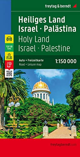 Israel, Palestina, Tierra Santa mapa de carreteras. Escala 1:150.000. Freytag & Berndt.: Toeristische wegenkaart 1:150 000: AK 143 (Auto karte)