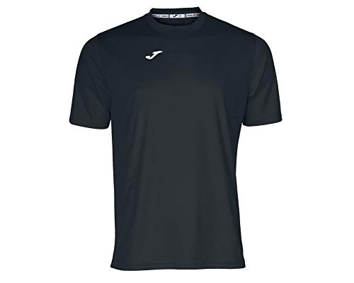 Joma Combi - Camiseta de Manga Corta, Hombre, Negro, XL