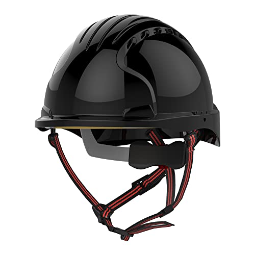 JSP Casco EVO 5 Dualswitch ventilado con rueda de ajuste y barbuquejo de 4 puntos y doble certificacion