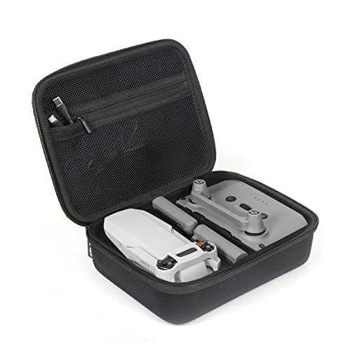 JSVER Mavic Mini 2/Mini 2 SE Bolsa,Funda para dji Mavic Mini 2/dji Mini 2 SE y Accesorios Estuche de Almacenamiento Rígido EVA Compatible con dji Mavic Mini 2-Negro