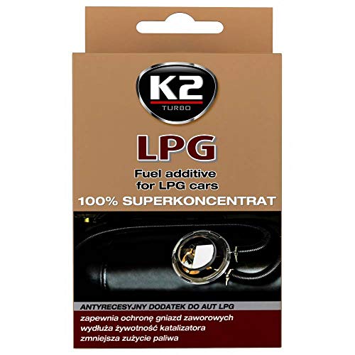 K2 - LPG- Aditivo de Combustible Concentrado - para Motores de GLP - Usar Cada 1500km - 50ml