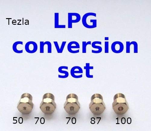 Kit de conversión de 5 quemadores de gas LPG inyectores inyectores de propano M6
