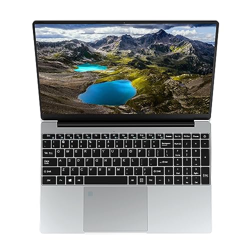 KUU 15.6'' Ordenador Portátil, Windows 11 Portátil 16GB RAM DDR4 512GB SSD, Notebook Celeron N5095 Processor, 180° Flip Laptop PC con Teclado Retroiluminado, Desbloqueo de Huellas Dactilares