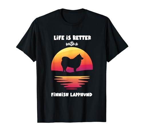 La vida es mejor con un lapphund finlandés Camiseta