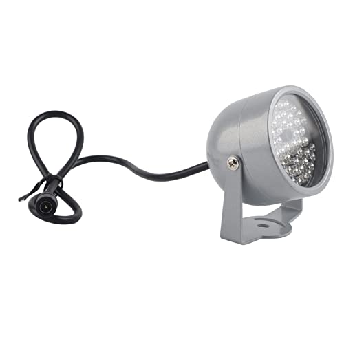 LANTRO JS Cámara Iluminador IR Impermeable 48 LED Iluminador Infrarrojo para Cámaras De Vigilancia De Visión Nocturna, Vigilancia Vial Cámaras CCTV De Seguridad Y Cámaras IP