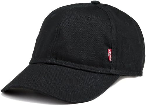 Levi's Classic Twill Red Tab, Gorra de béisbol Hombre, Negro (R Black 59), Talla única