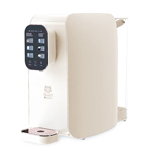 LG Health Purificador de Agua con Sistema de Ósmosis Inversa Compacta - Dispensador de Agua Potable con 6 Niveles de Temperatura - Máxima Filtración de Tóxicos - Sin Instalación - Filtros Incluidos.