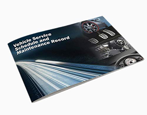 Libro de historial de servicio en blanco, libro de registro de mantenimiento de vehículos de repuesto para coche, paquete de 1