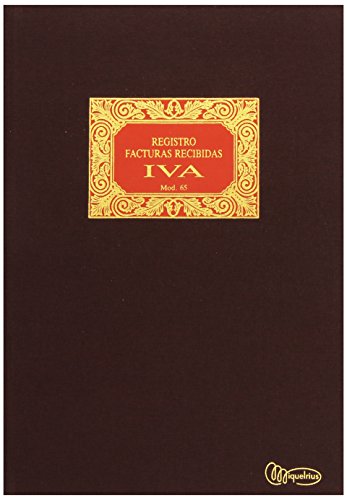 Libro miquelrius n.65 folio 100 hojas facturas recibidas