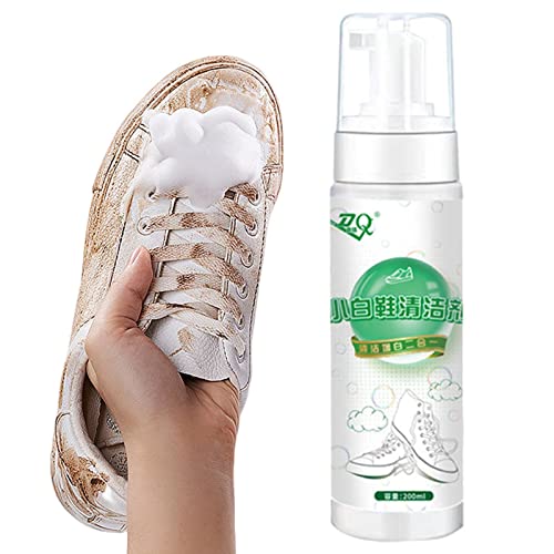 Limpiador de zapatos blanco | Limpiador de manchas de tenis de 200 ml, removedor de suciedad eficaz y suave, suministros de limpieza multifuncionales para zapatos de baloncesto, zapatos de malla, lona