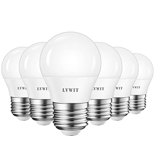 LVWIT Bombillas LED E27, 6.5W Equivalente a 60W, 6500K Luz Blanca Fría, 806 LM, Bajo Consumo, El Ángulo del Haz 150°. No Regulable - Pack de 6 Unidades.