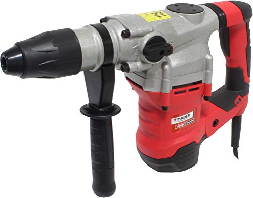 Mader Power Tools 63129 Taladro Martillo 1600W 40 mm, sistema SDS MAX, 2 funciones