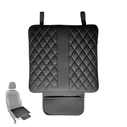 majs Fundas de asiento delantero para SUV, asiento del conductor, antideslizante, con bolsa de almacenamiento, para asiento de coche, conductor, silla, silla de ruedas