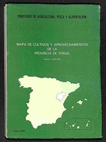 Mapa de cultivos y aprovechamientos provincia Teruel (escala 1 : 200