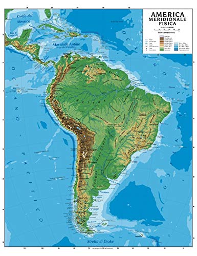 Mapa geográfico Cont : Amer. Mer.