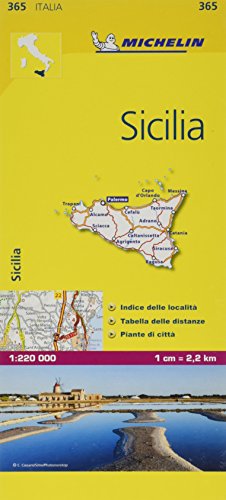 Mapa Local Italia Sicilia (Mapas Local Michelin), 1:220.000