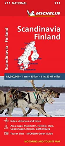 Mapa National Escandinavia Finlandia (Mapas National Michelin)