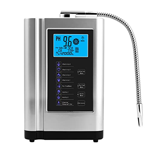 Máquina ionizadora de agua alcalina, generador de hidrógeno, purificador de sistema de filtro de agua para el hogar para agua alcalina ácida PH3.5-10.5