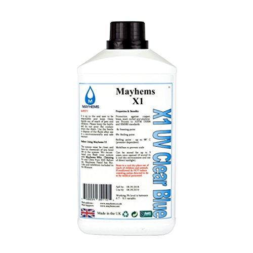 Mayhems X1 UV Claro Azul previamente mezolada líquido de refrigeración líquida 1L